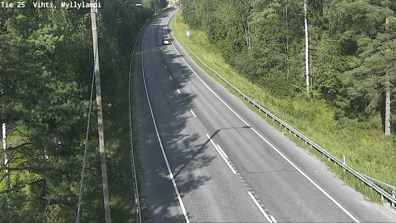 Weather Camera Image Road 25 Lohja Myllylampi, Lohja, Uusimaa