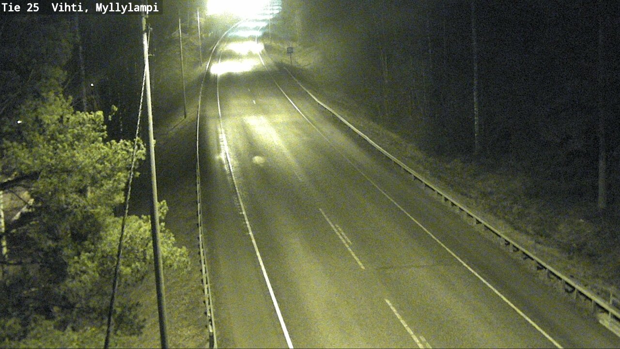 Weather Camera Image Road 25 Lohja Myllylampi, Lohja, Uusimaa