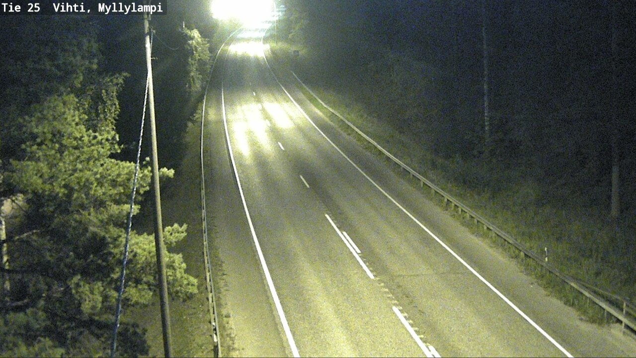 Weather Camera Image Road 25 Lohja Myllylampi, Lohja, Uusimaa