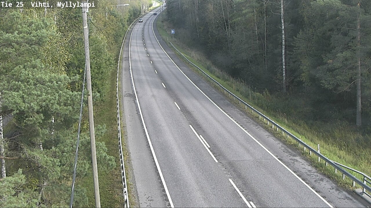 Weather Camera Image Road 25 Lohja Myllylampi, Lohja, Uusimaa
