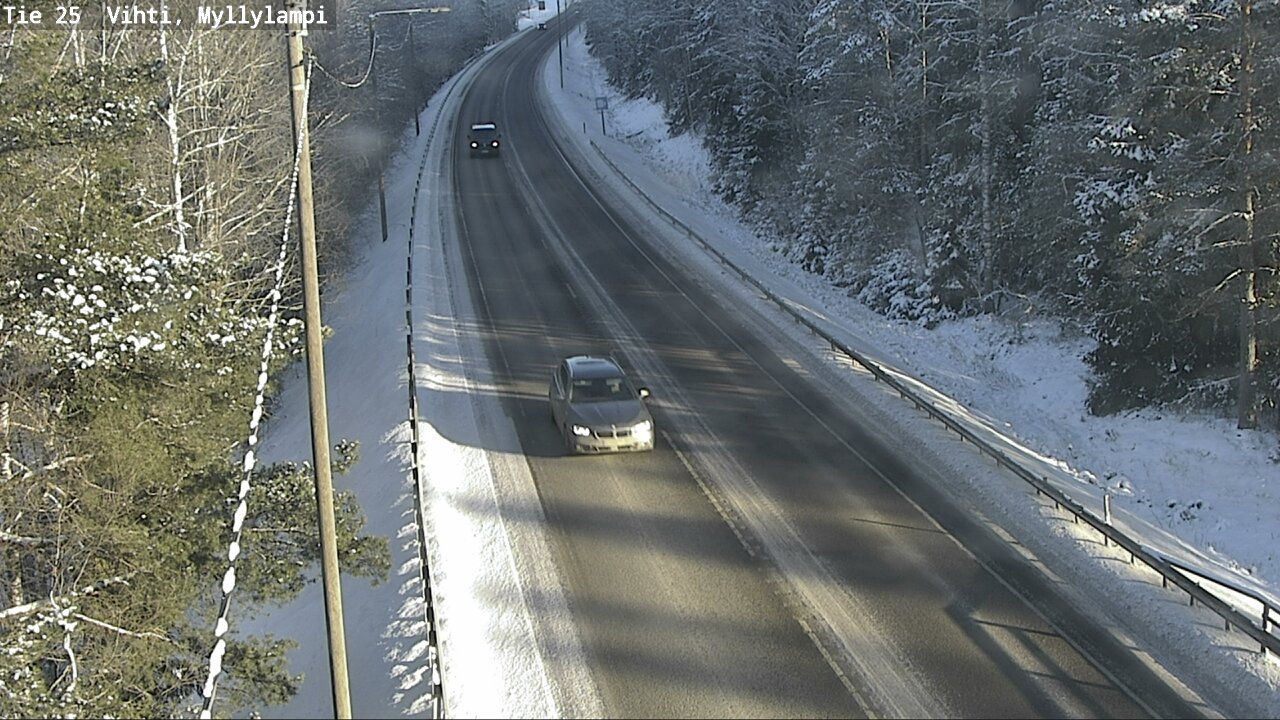 Weather Camera Image Road 25 Lohja Myllylampi, Lohja, Uusimaa