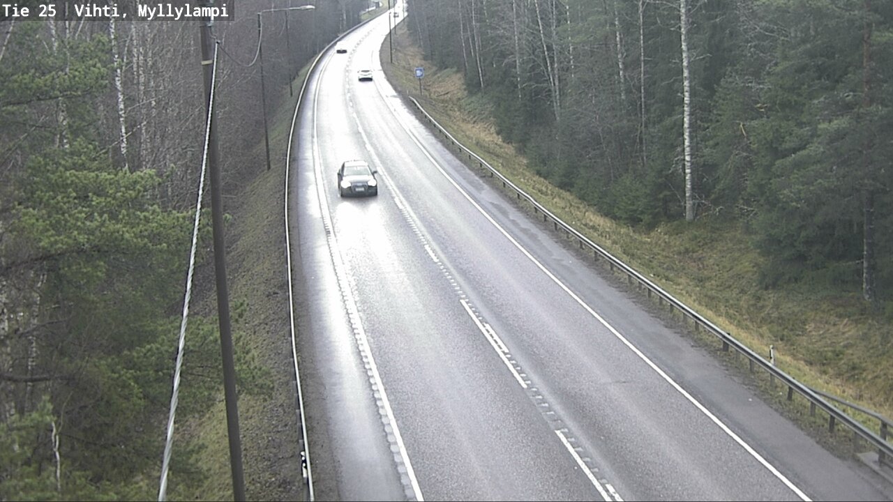 Weather Camera Image Road 25 Lohja Myllylampi, Lohja, Uusimaa