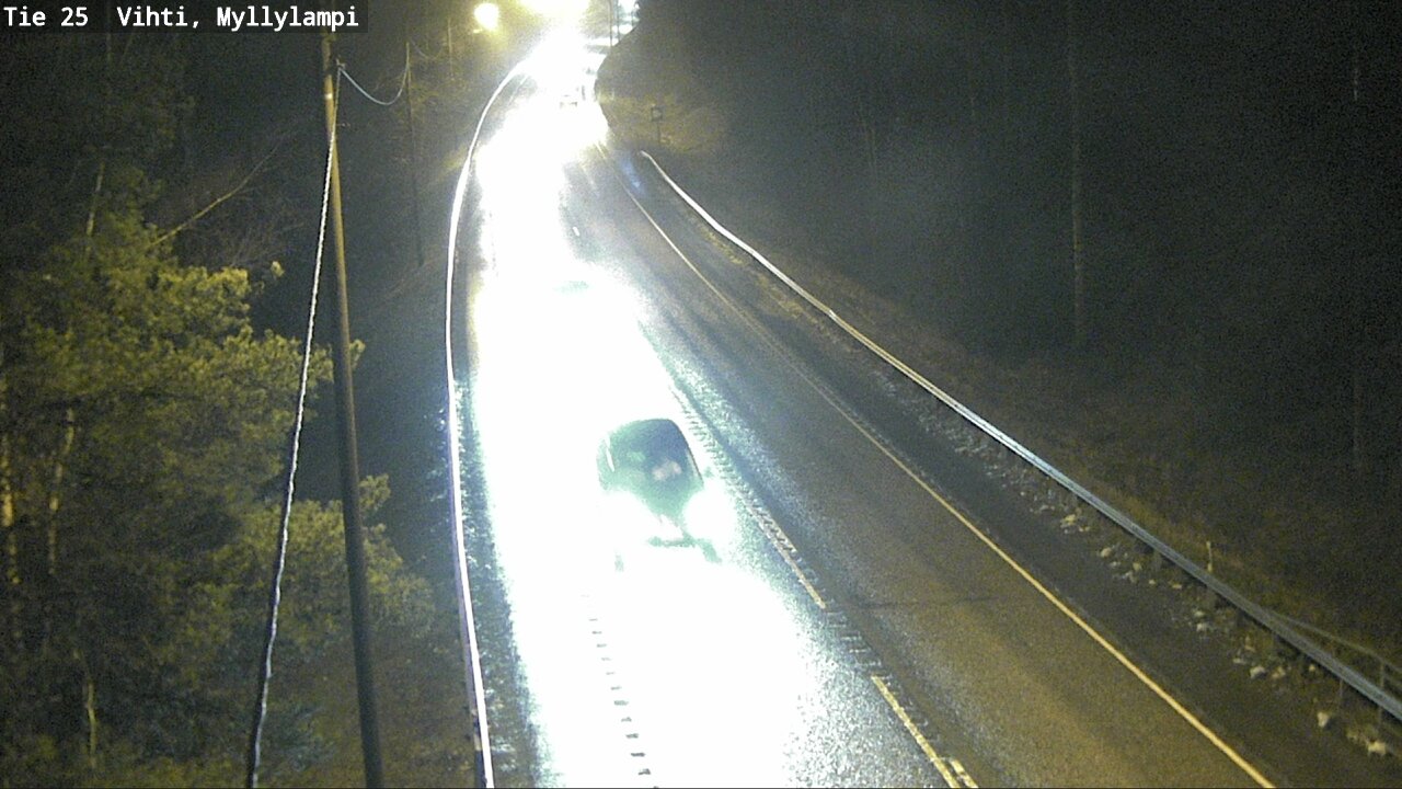 Weather Camera Image Väg 25 Lojo Myllylampi, Lohja, Uusimaa