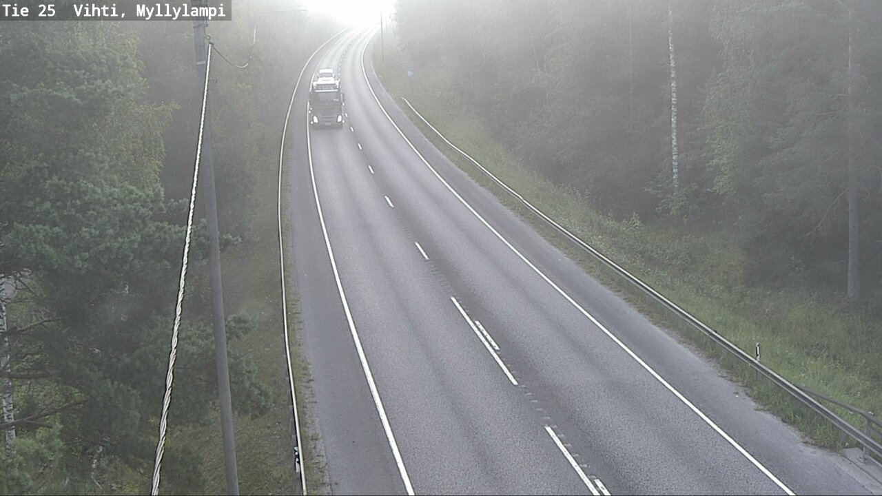 Weather Camera Image Road 25 Lohja Myllylampi, Lohja, Uusimaa