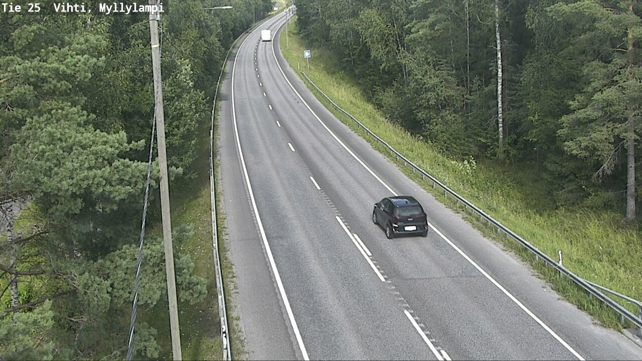 Weather Camera Image Road 25 Lohja Myllylampi, Lohja, Uusimaa