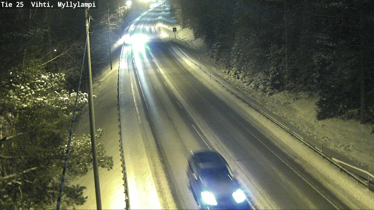 Weather Camera Image Road 25 Lohja Myllylampi, Lohja, Uusimaa