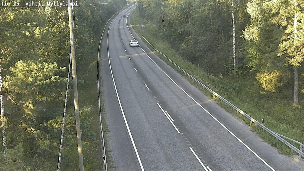 Weather Camera Image Road 25 Lohja Myllylampi, Lohja, Uusimaa