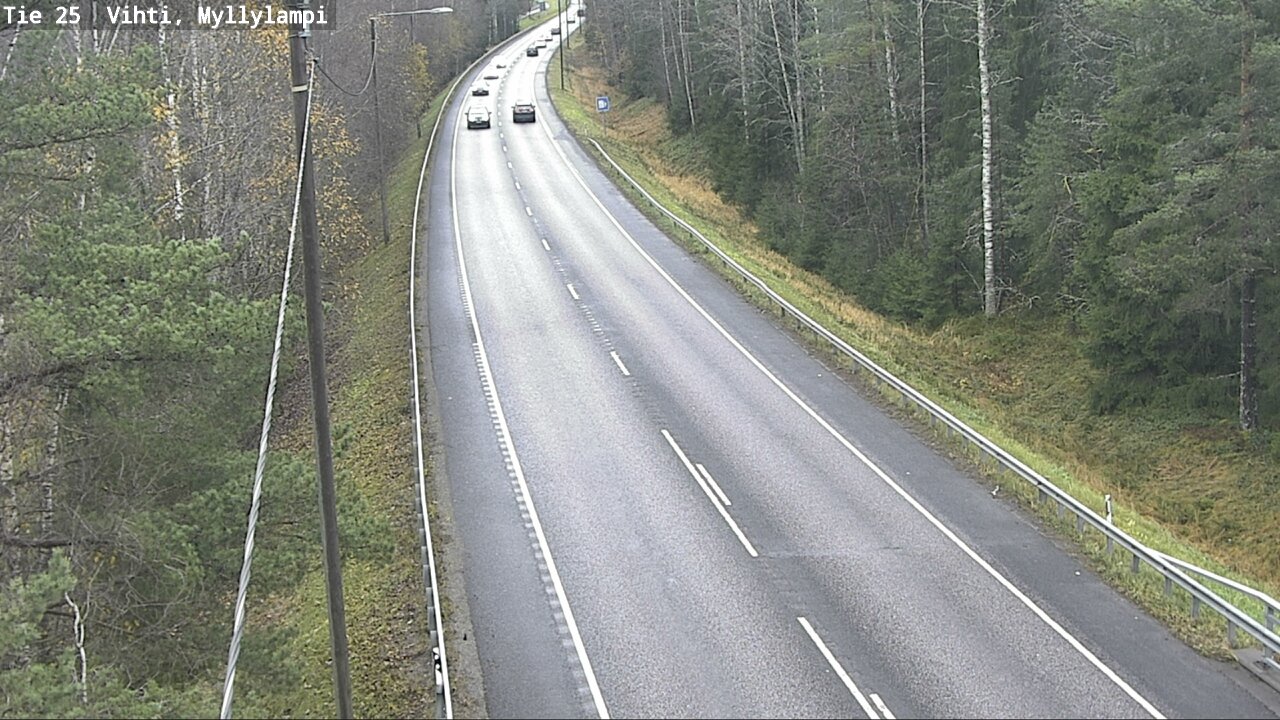 Kelikamerat Kuva Tie 25 Lohja Myllylampi, Lohja, Uusimaa