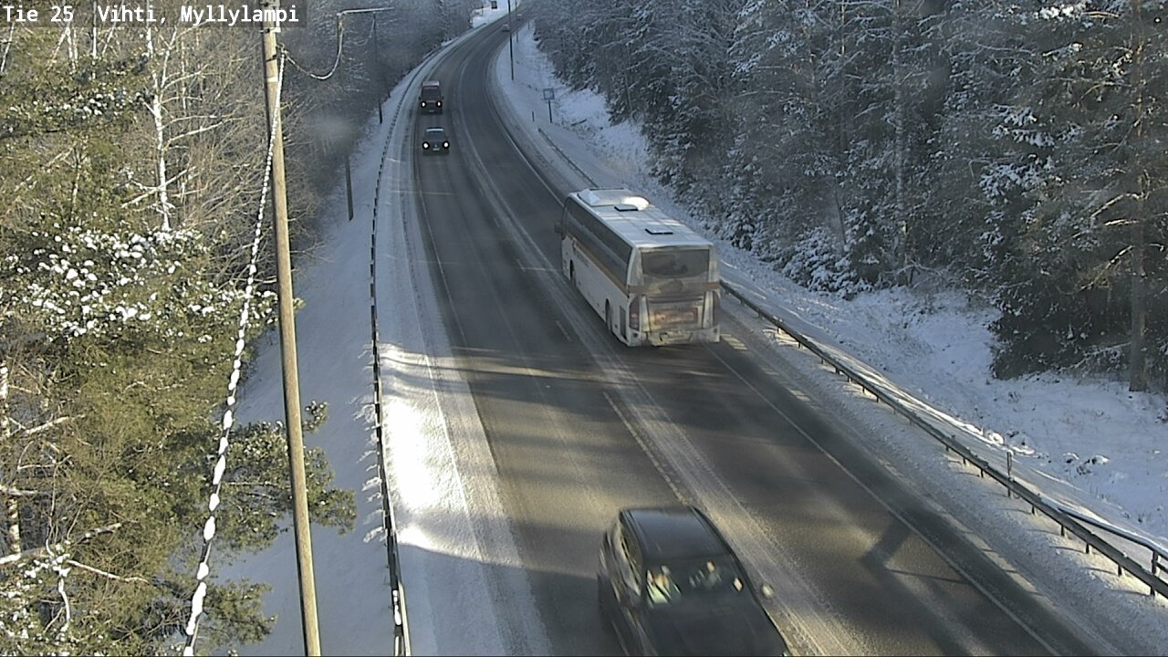 Weather Camera Image Road 25 Lohja Myllylampi, Lohja, Uusimaa