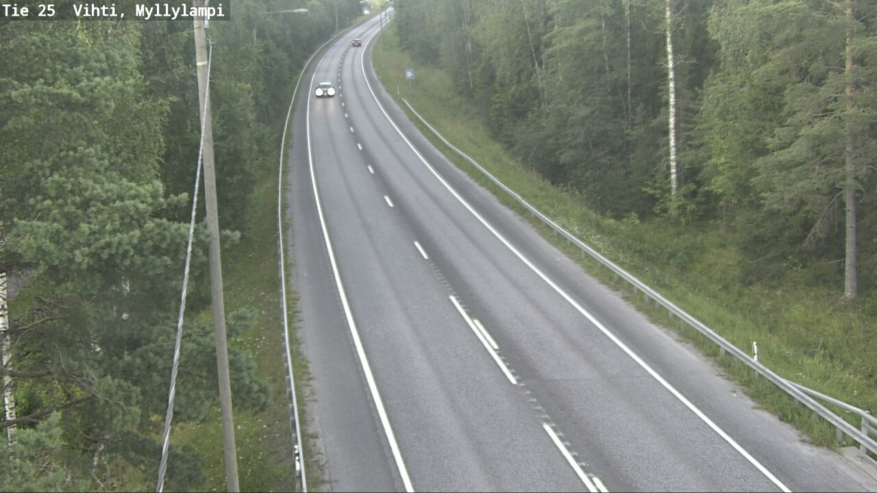 Weather Camera Image Road 25 Lohja Myllylampi, Lohja, Uusimaa