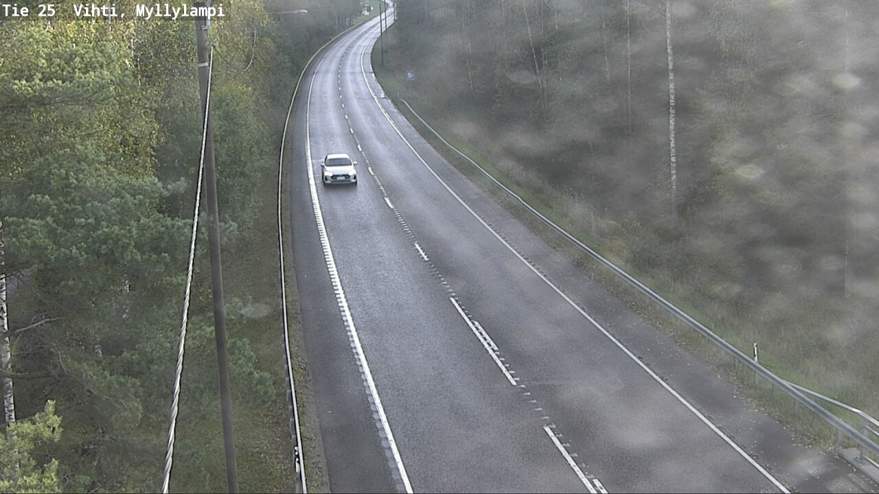 Weather Camera Image Road 25 Lohja Myllylampi, Lohja, Uusimaa