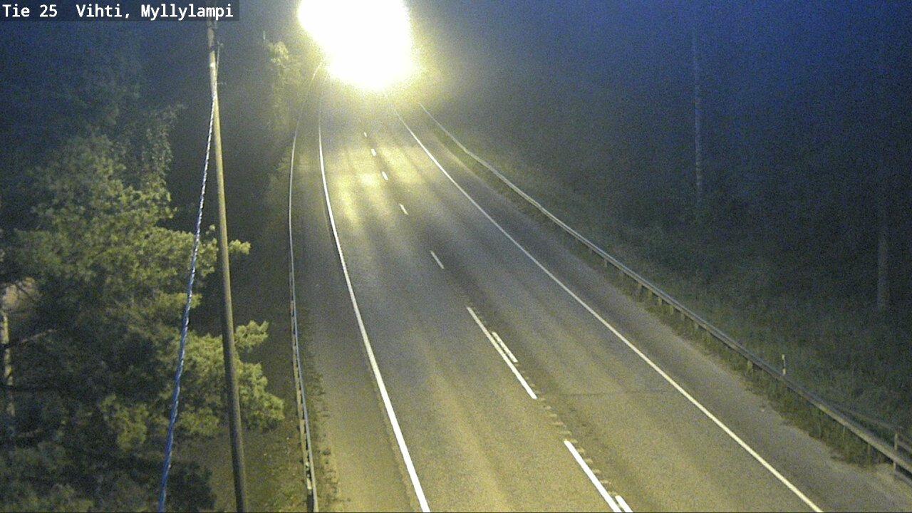 Weather Camera Image Road 25 Lohja Myllylampi, Lohja, Uusimaa