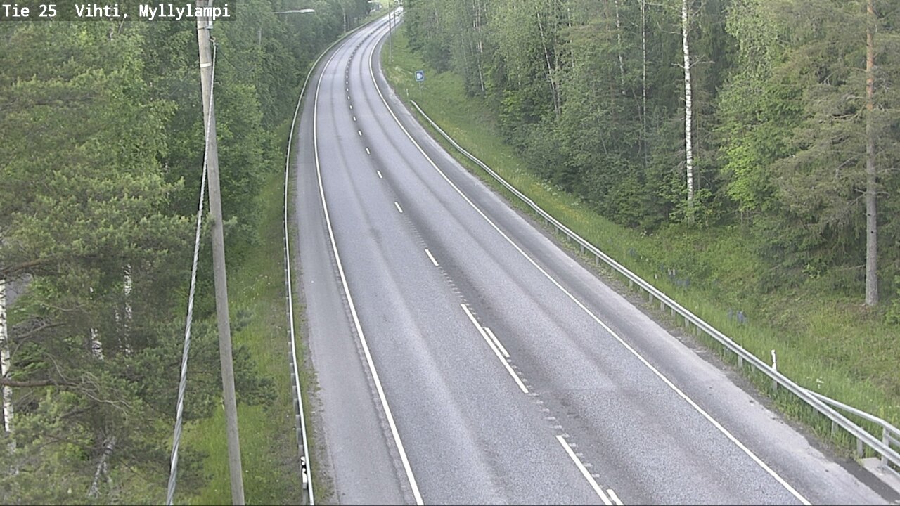 Kelikamerat Kuva Tie 25 Lohja Myllylampi, Lohja, Uusimaa