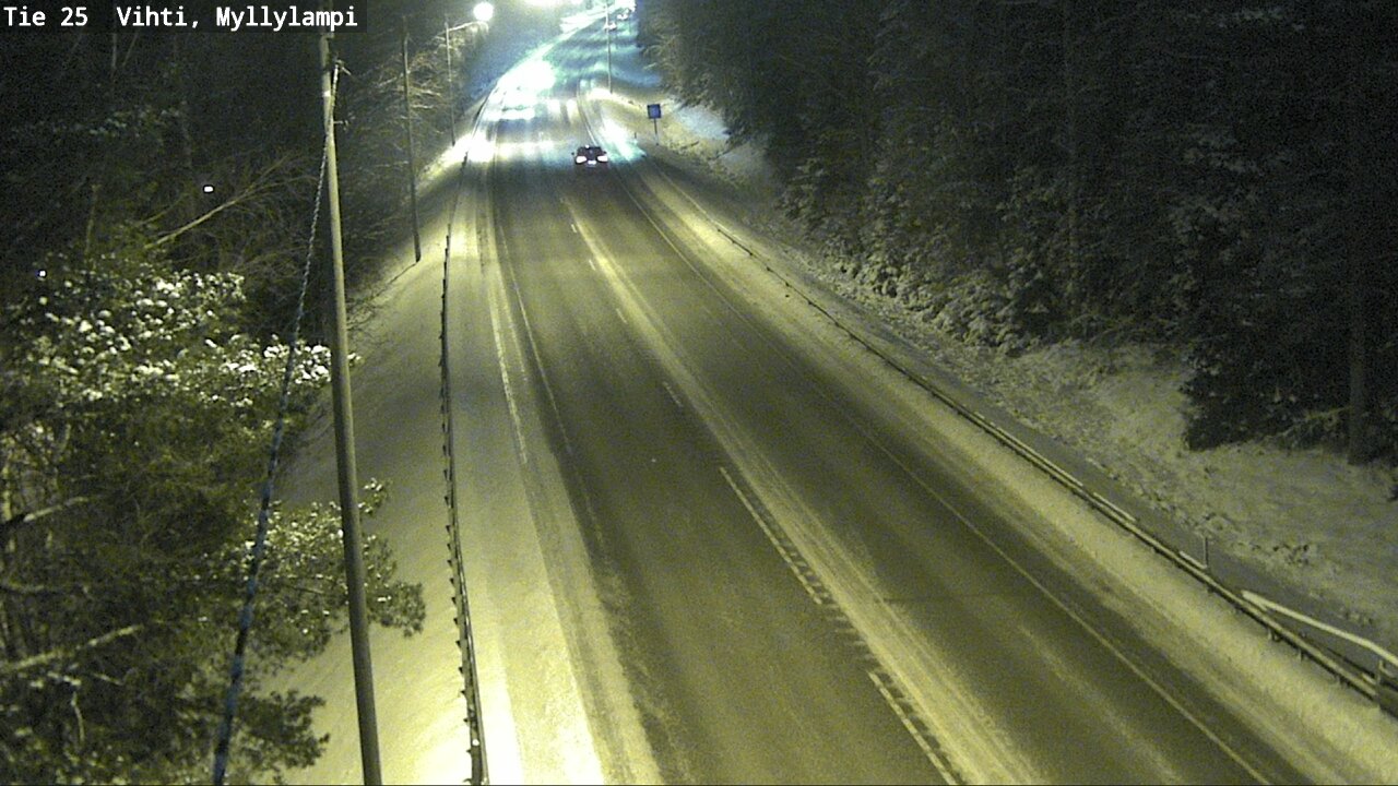 Weather Camera Image Road 25 Lohja Myllylampi, Lohja, Uusimaa