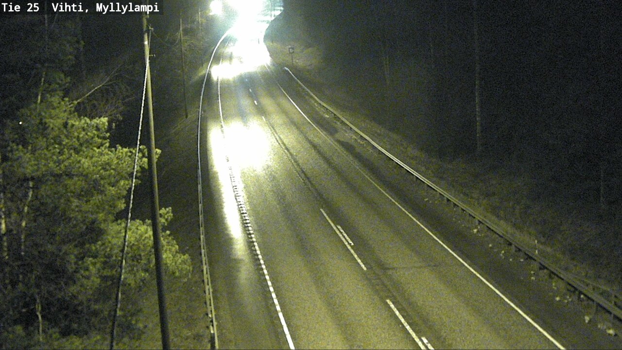 Weather Camera Image Väg 25 Lojo Myllylampi, Lohja, Uusimaa