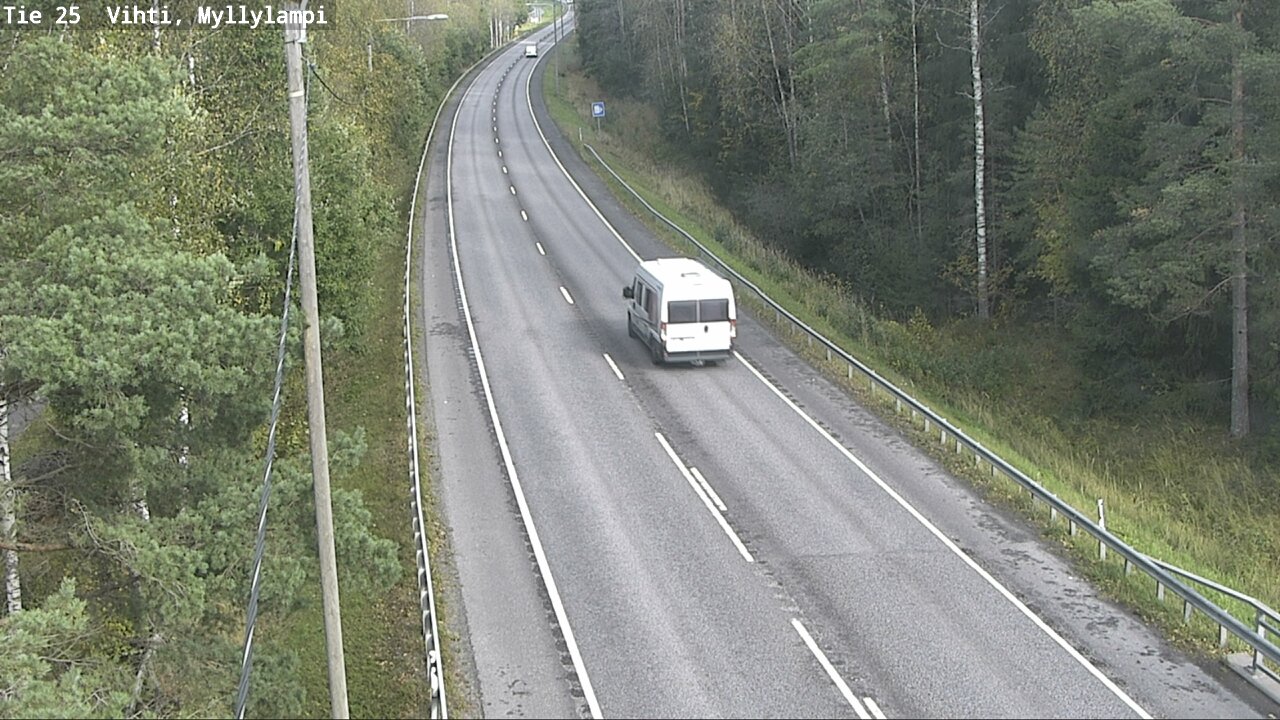Weather Camera Image Road 25 Lohja Myllylampi, Lohja, Uusimaa