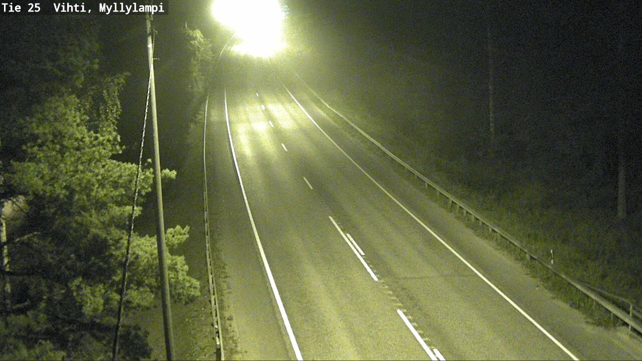 Weather Camera Image Road 25 Lohja Myllylampi, Lohja, Uusimaa