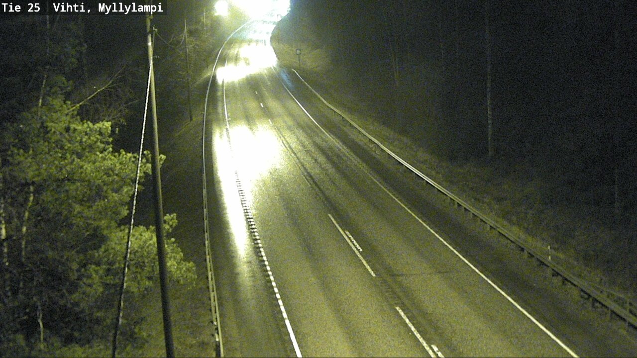 Weather Camera Image Väg 25 Lojo Myllylampi, Lohja, Uusimaa