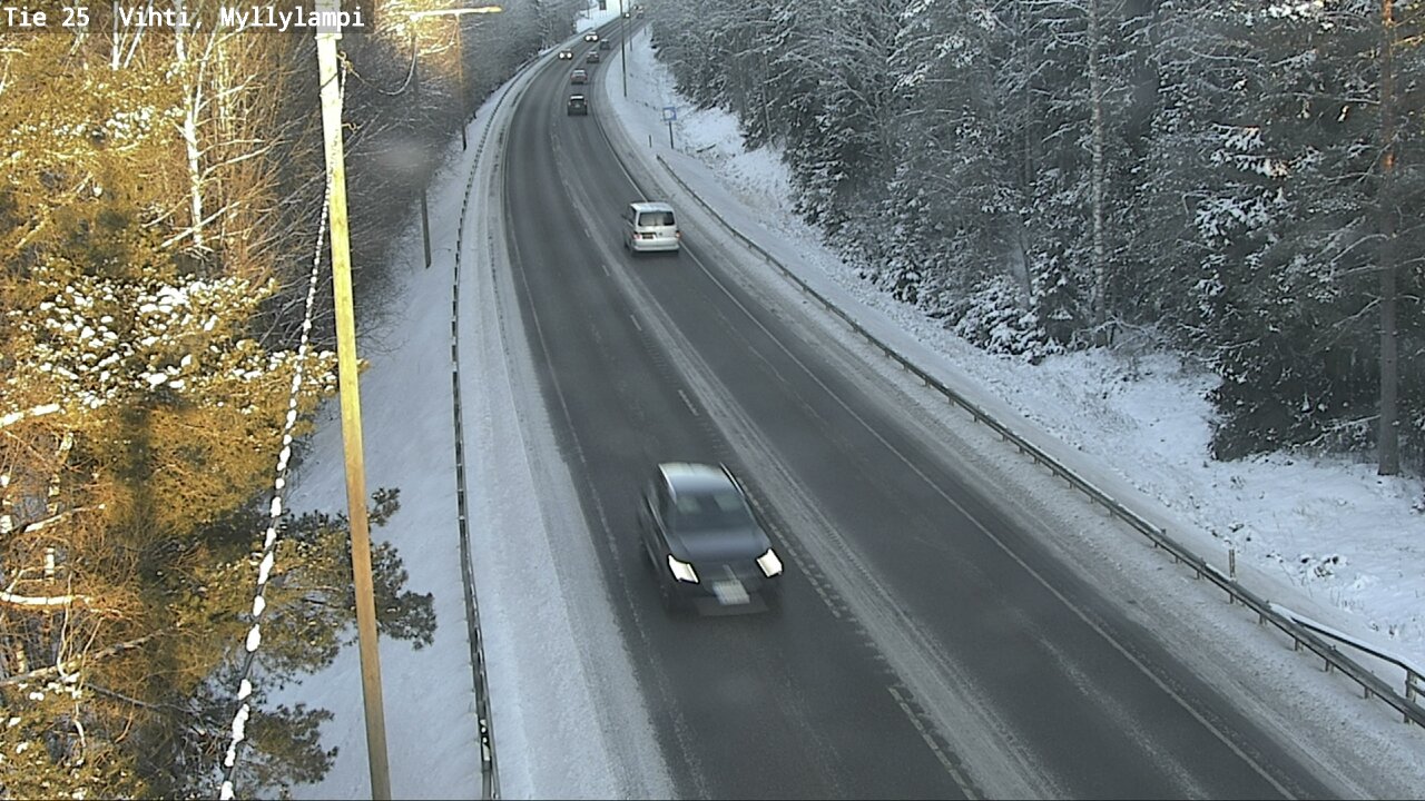Weather Camera Image Road 25 Lohja Myllylampi, Lohja, Uusimaa