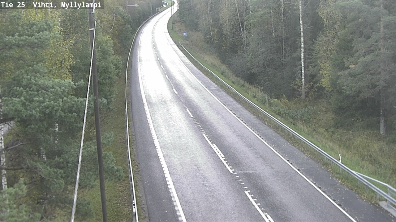 Weather Camera Image Road 25 Lohja Myllylampi, Lohja, Uusimaa