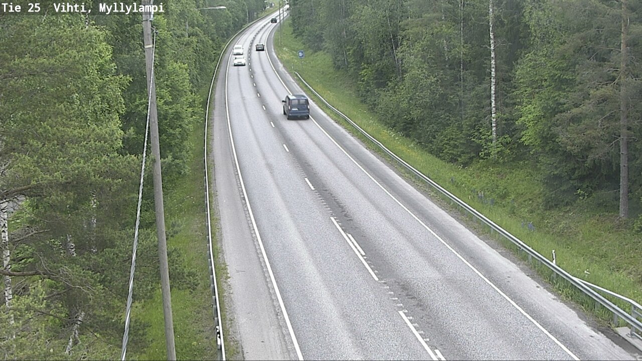 Weather Camera Image Road 25 Lohja Myllylampi, Lohja, Uusimaa