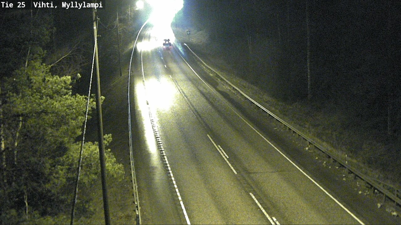 Weather Camera Image Väg 25 Lojo Myllylampi, Lohja, Uusimaa