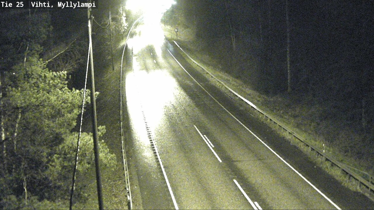 Weather Camera Image Väg 25 Lojo Myllylampi, Lohja, Uusimaa