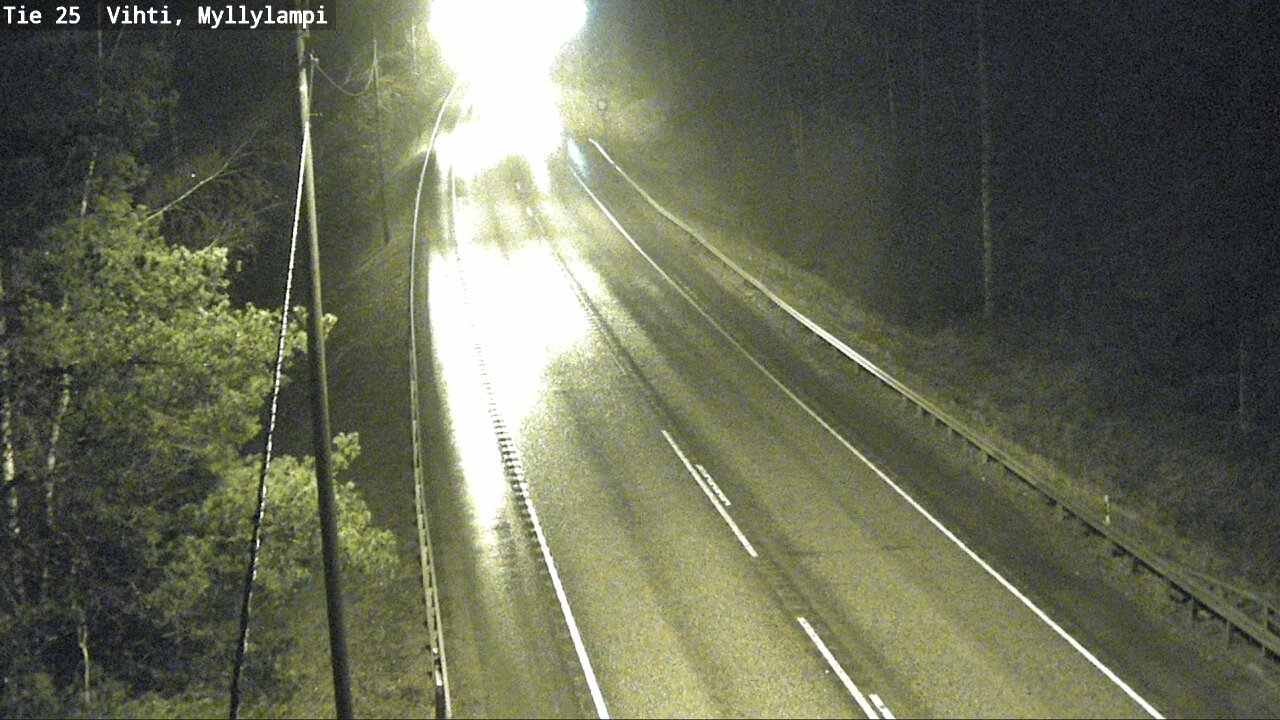 Weather Camera Image Väg 25 Lojo Myllylampi, Lohja, Uusimaa