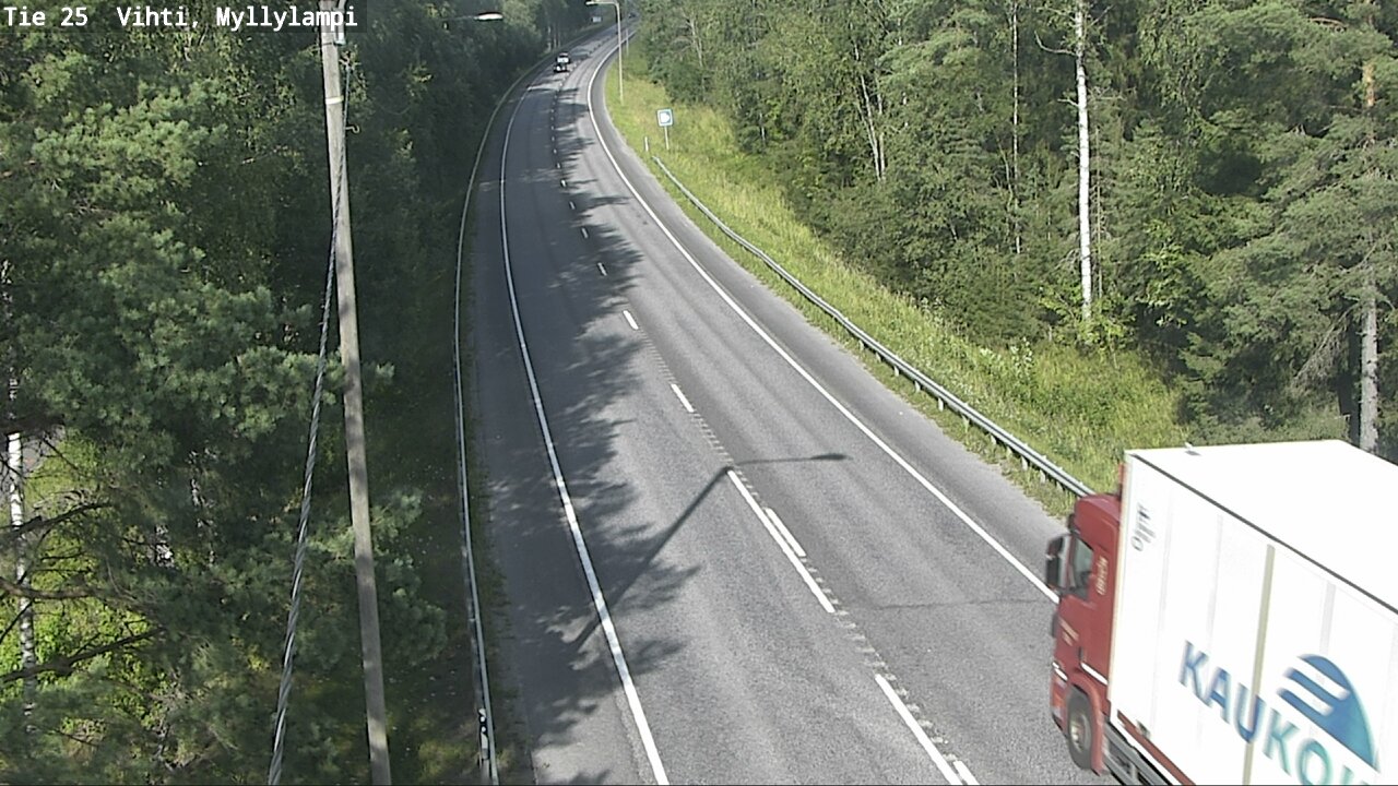 Weather Camera Image Road 25 Lohja Myllylampi, Lohja, Uusimaa