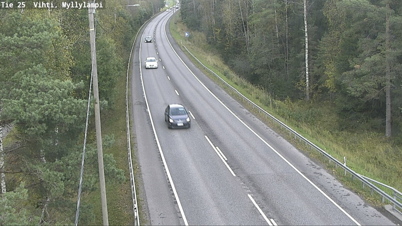 Weather Camera Image Road 25 Lohja Myllylampi, Lohja, Uusimaa