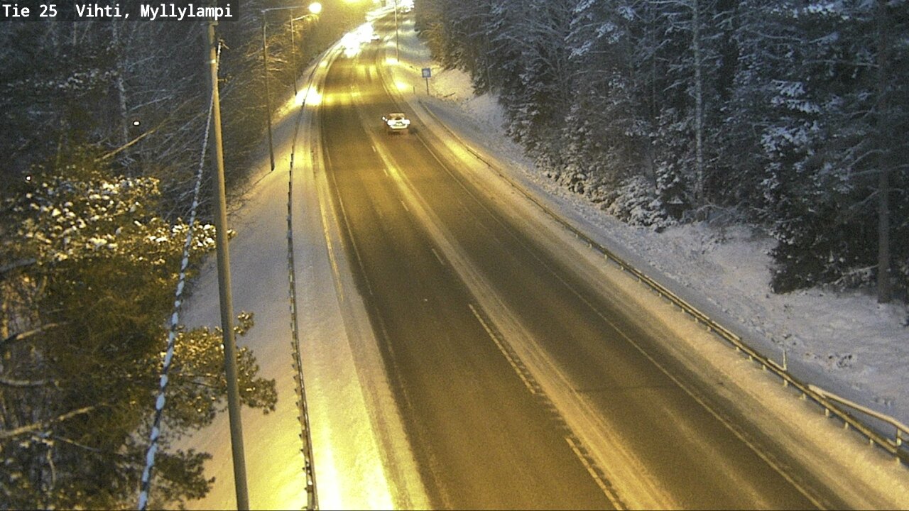 Weather Camera Image Road 25 Lohja Myllylampi, Lohja, Uusimaa