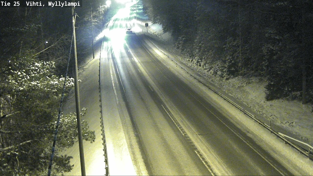 Weather Camera Image Road 25 Lohja Myllylampi, Lohja, Uusimaa