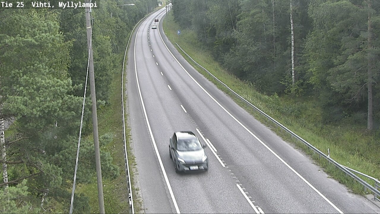 Weather Camera Image Road 25 Lohja Myllylampi, Lohja, Uusimaa