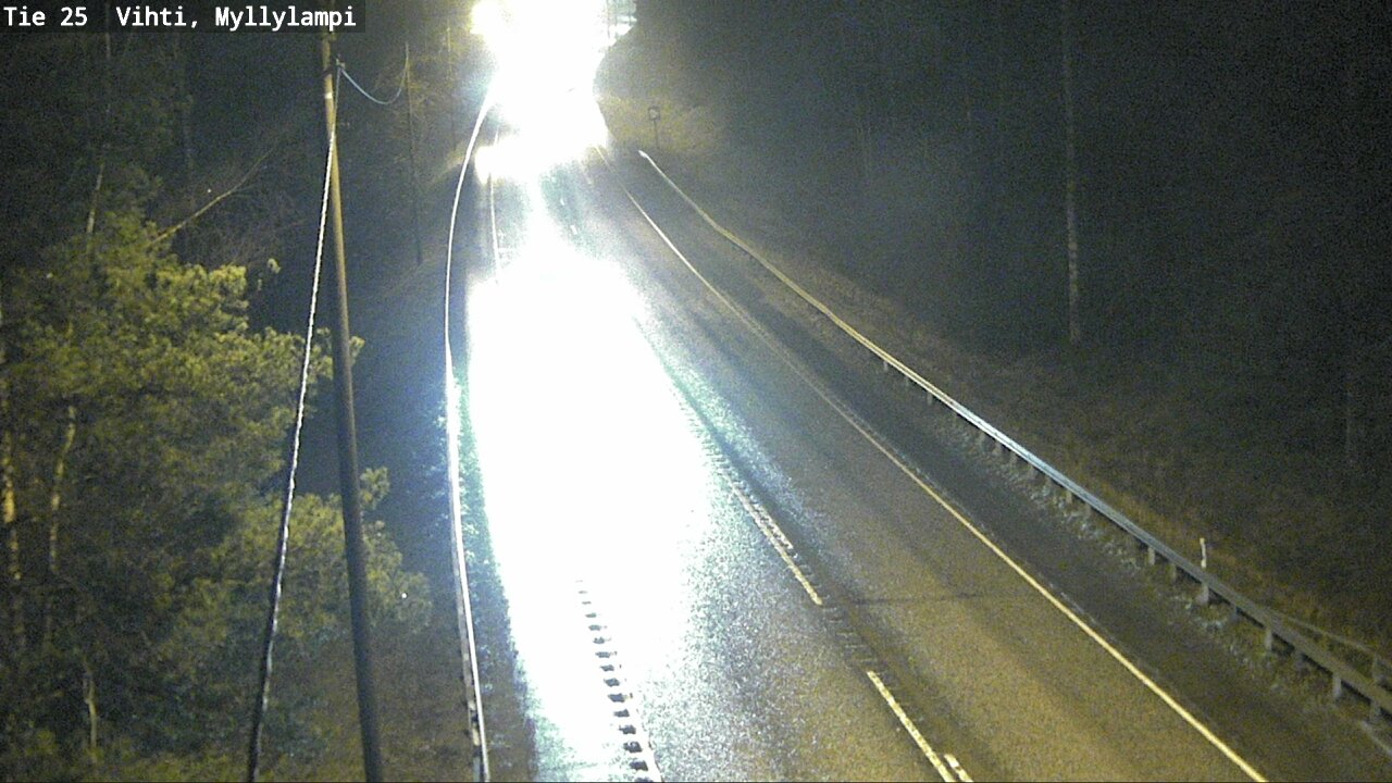 Weather Camera Image Väg 25 Lojo Myllylampi, Lohja, Uusimaa