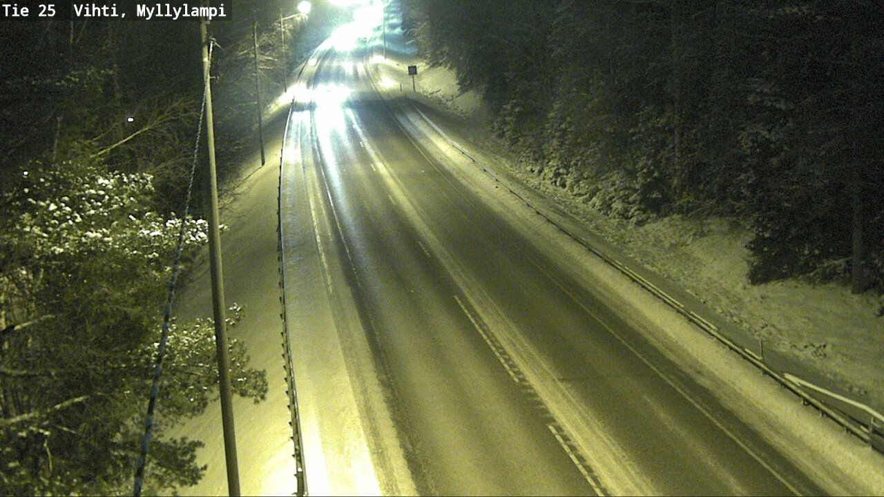 Weather Camera Image Road 25 Lohja Myllylampi, Lohja, Uusimaa