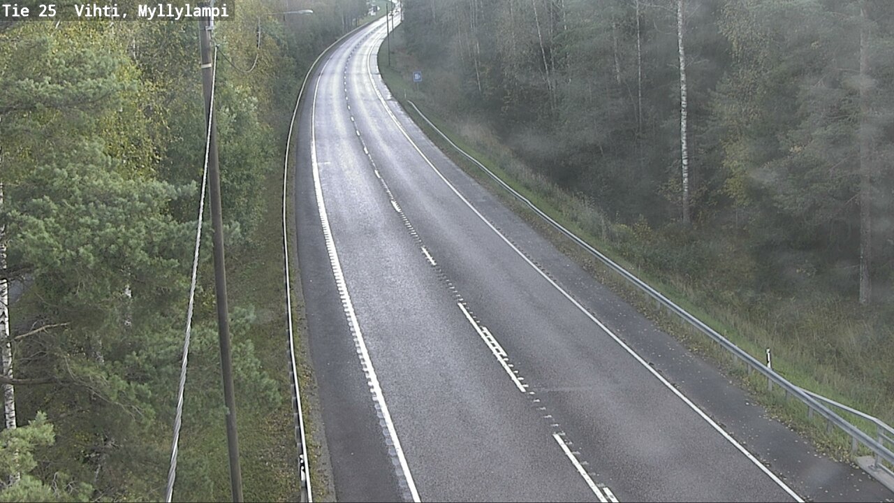 Weather Camera Image Road 25 Lohja Myllylampi, Lohja, Uusimaa