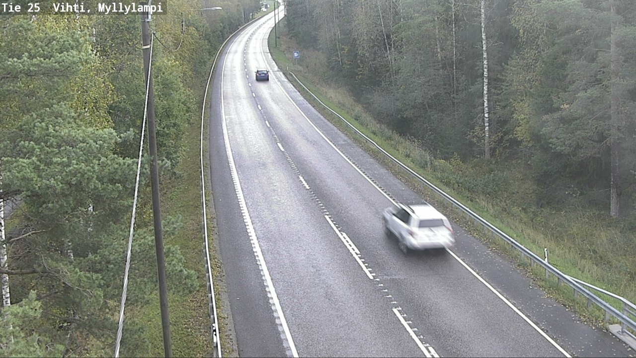 Weather Camera Image Road 25 Lohja Myllylampi, Lohja, Uusimaa