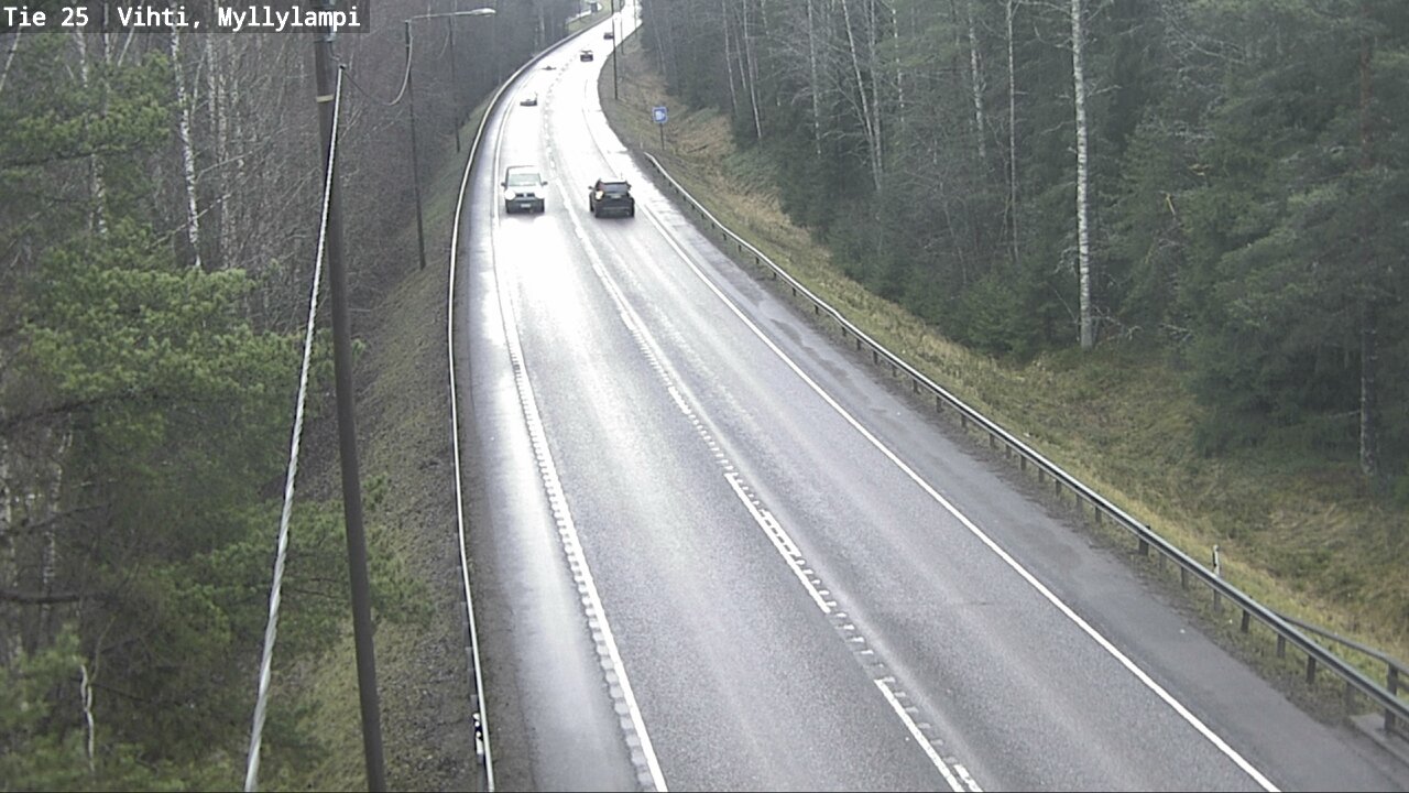 Weather Camera Image Road 25 Lohja Myllylampi, Lohja, Uusimaa