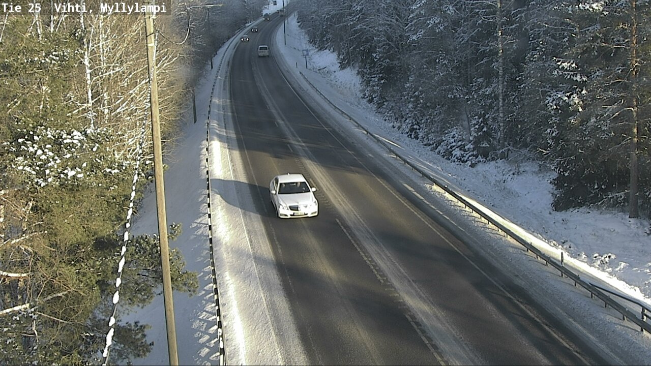 Weather Camera Image Road 25 Lohja Myllylampi, Lohja, Uusimaa