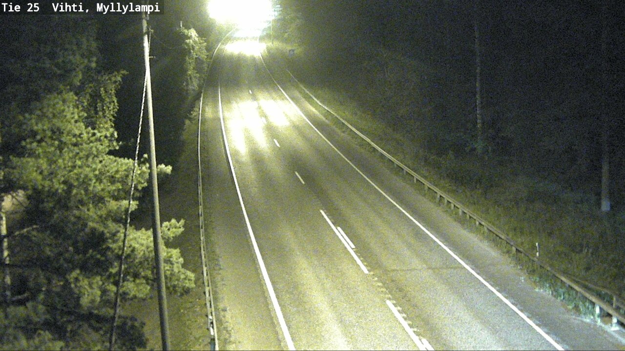 Weather Camera Image Road 25 Lohja Myllylampi, Lohja, Uusimaa