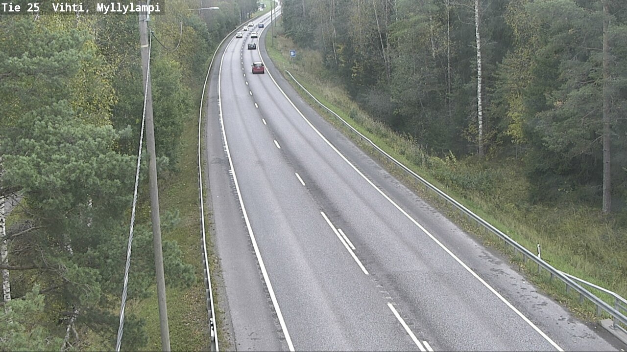 Weather Camera Image Road 25 Lohja Myllylampi, Lohja, Uusimaa