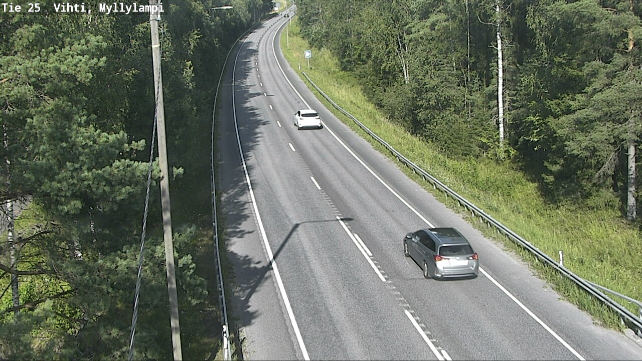 Weather Camera Image Road 25 Lohja Myllylampi, Lohja, Uusimaa