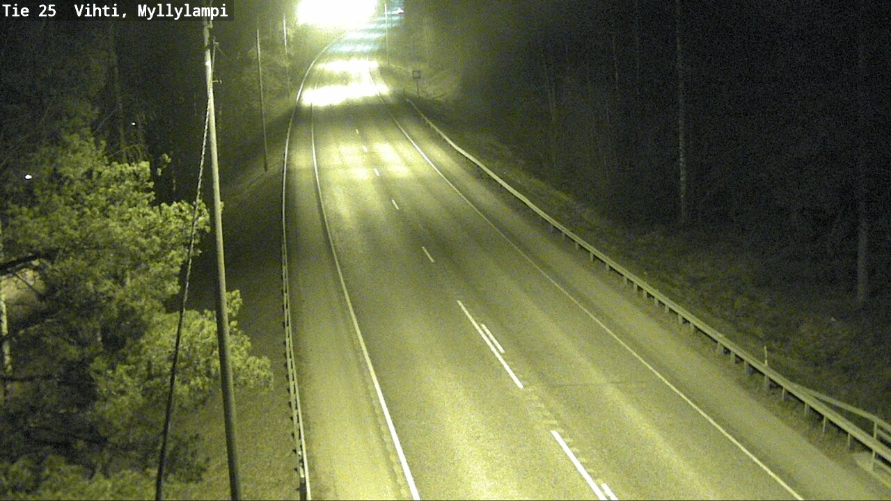 Weather Camera Image Road 25 Lohja Myllylampi, Lohja, Uusimaa