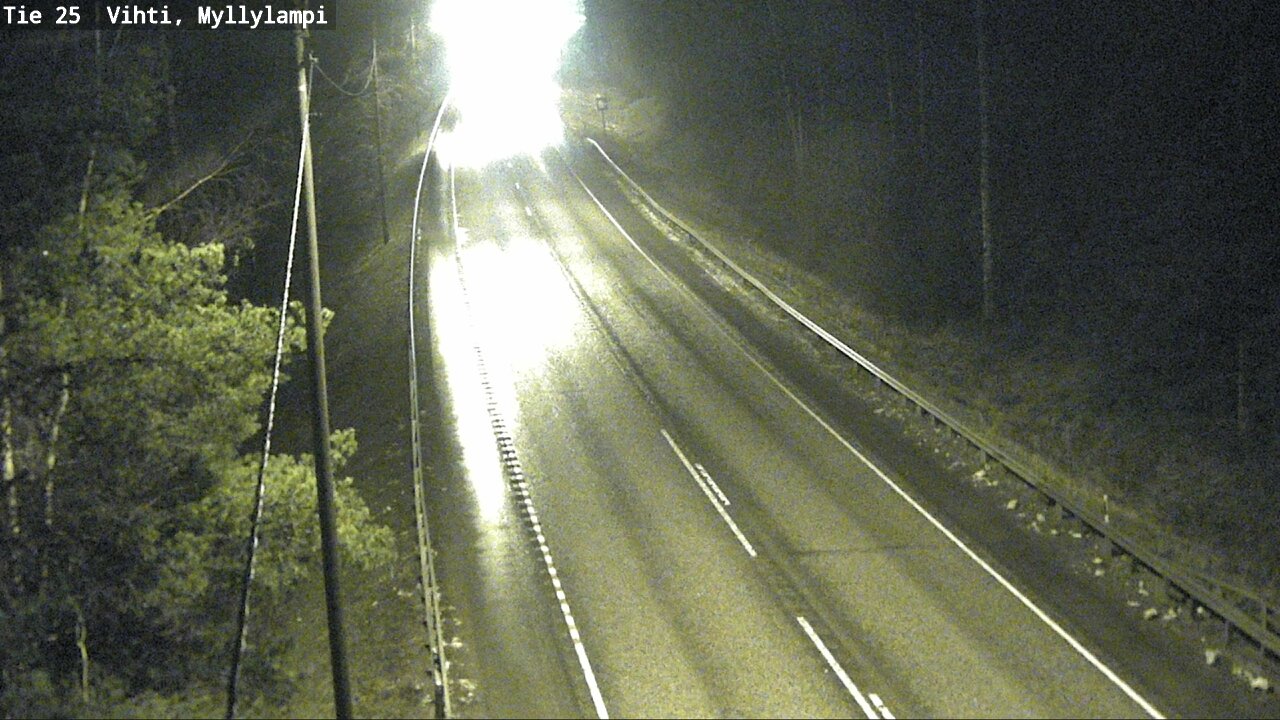Weather Camera Image Väg 25 Lojo Myllylampi, Lohja, Uusimaa