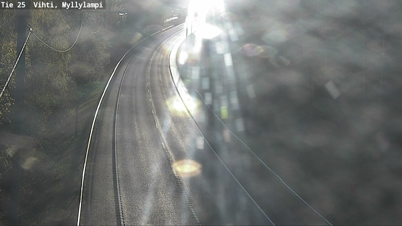 Weather Camera Image Väg 25 Lojo Myllylampi, Lohja, Uusimaa