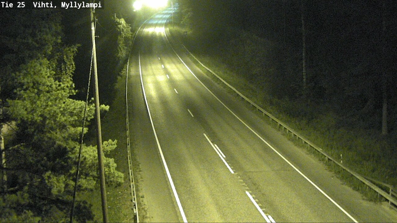 Weather Camera Image Road 25 Lohja Myllylampi, Lohja, Uusimaa