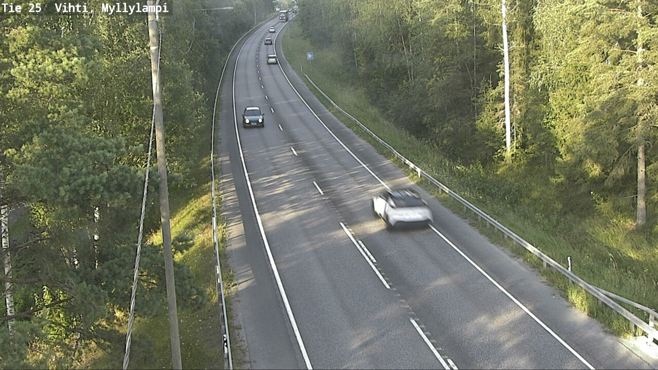 Weather Camera Image Road 25 Lohja Myllylampi, Lohja, Uusimaa