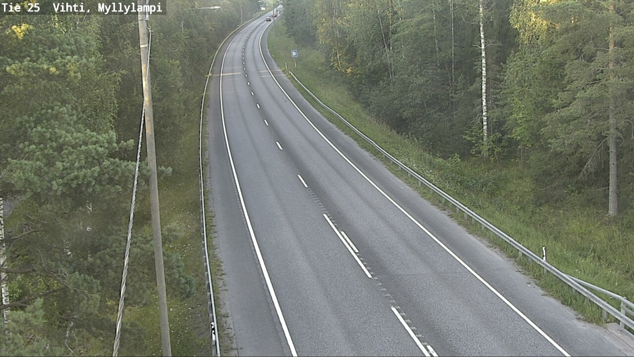 Weather Camera Image Road 25 Lohja Myllylampi, Lohja, Uusimaa