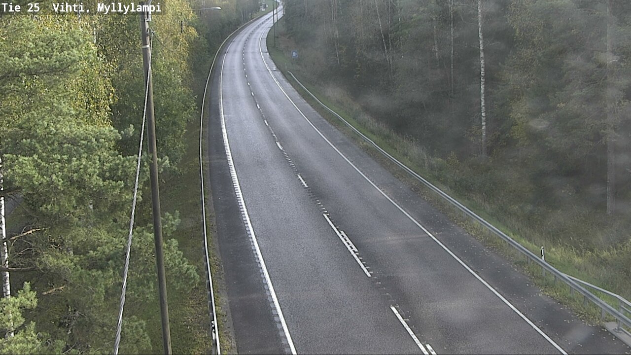 Weather Camera Image Road 25 Lohja Myllylampi, Lohja, Uusimaa