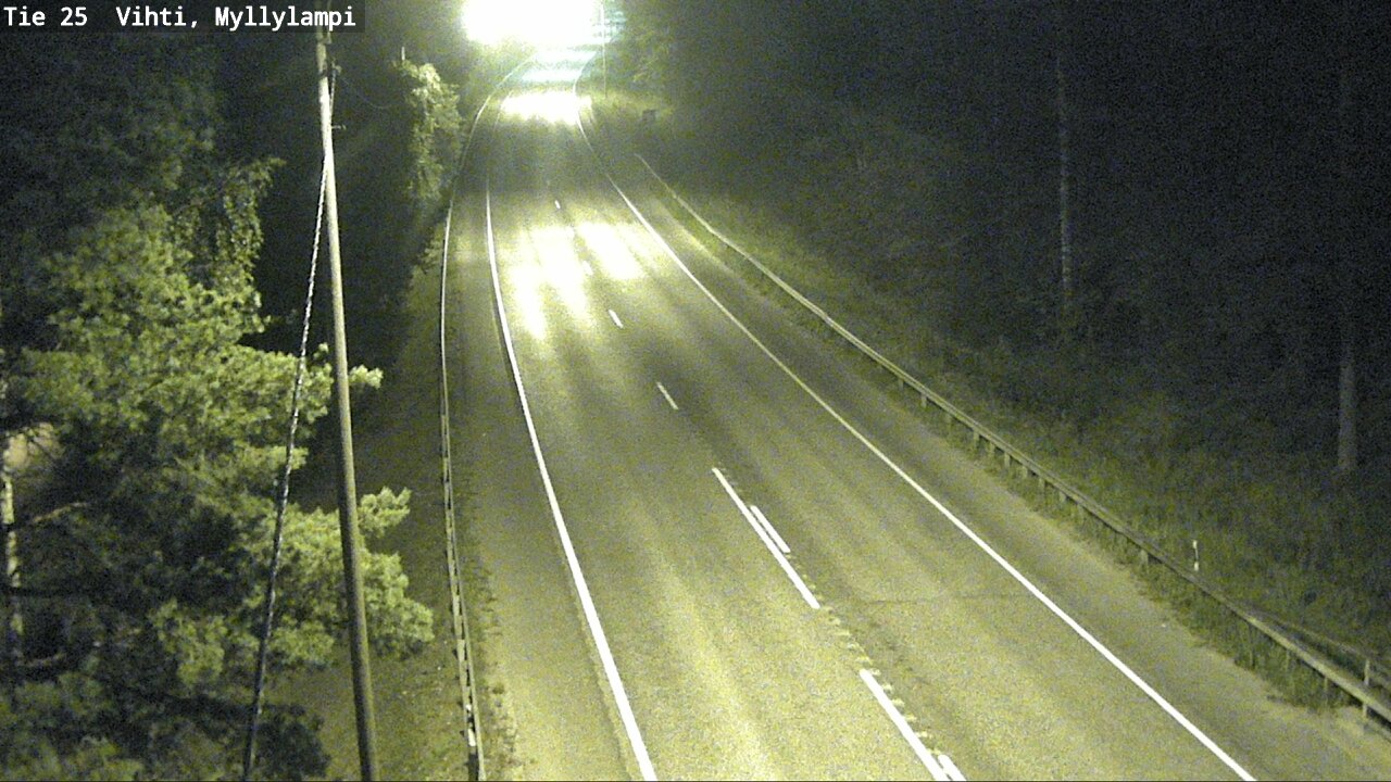 Weather Camera Image Road 25 Lohja Myllylampi, Lohja, Uusimaa